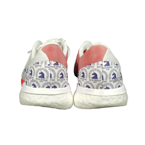 Adidas Adizero Boston 9 Boston Marathon Women's White Silver Red FY4641 Sz 5.5,6 - Picture 6 of 8